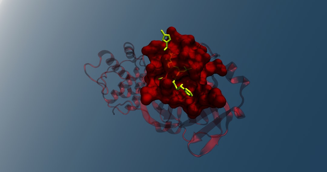 Crafting Captivating Headlines: Your awesome post title goes here Crystal structure of 2019-nCoV main protease in complex with an inhibitor N3. Made with VMD and GIMP.