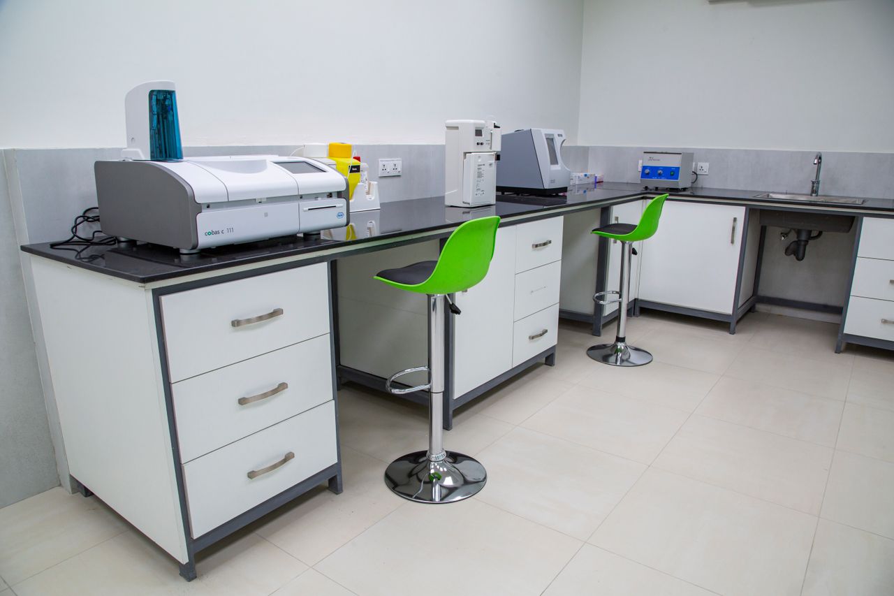 The Art of Drawing Readers In: Your attractive post title goes here Sleek laboratory interior featuring advanced medical equipment and stylish furnishings.